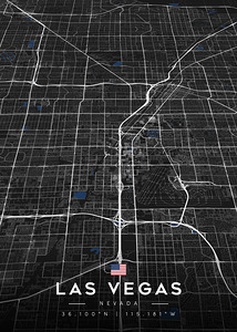 Las Vegas Nevada City Map