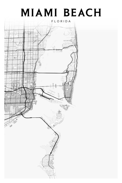 MiamiBeach portrait 2 3 Print