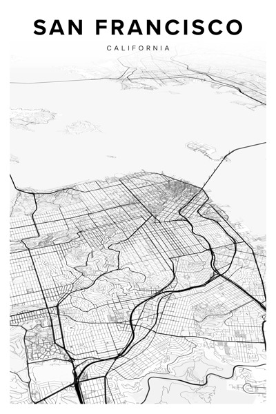 SanFrancisco portrait 2 3 Print