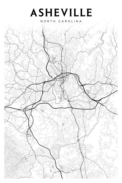 Asheville portrait 2 3 Print