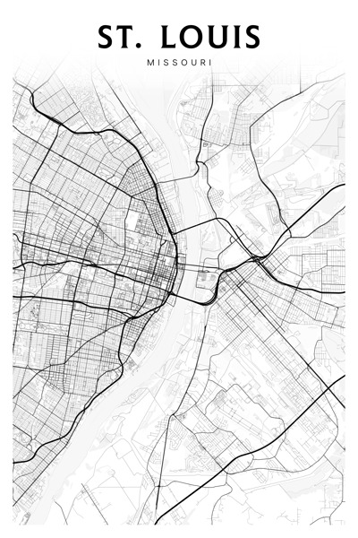 St.Louis portrait 2 3 Print