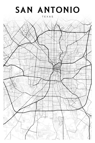 SanAntonio portrait 2 3 Print