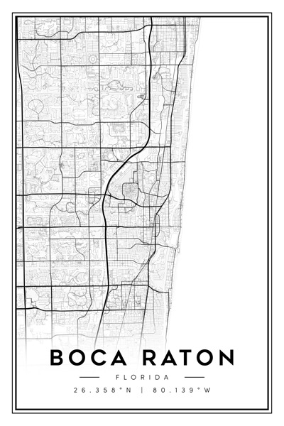 BocaRaton portrait 2 3 Print