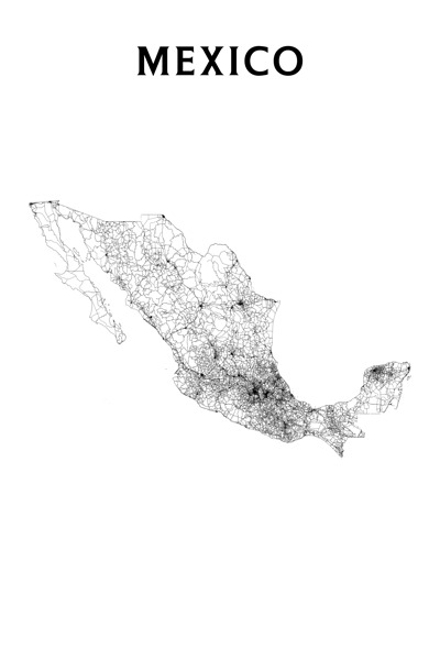 portrait 2 3 mexico Print