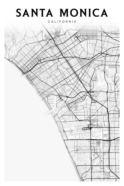 SantaMonica portrait 2 3 Print