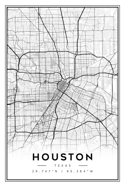 Houston portrait 2 3 Print
