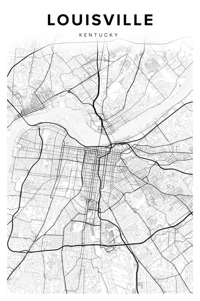 Louisville portrait 2 3 Print