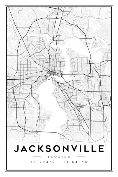 Jacksonville portrait 2 3 Print