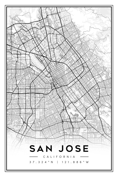 SanJose portrait 2 3 Print