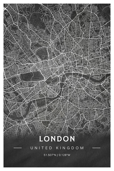 portrait 2 3 London Print