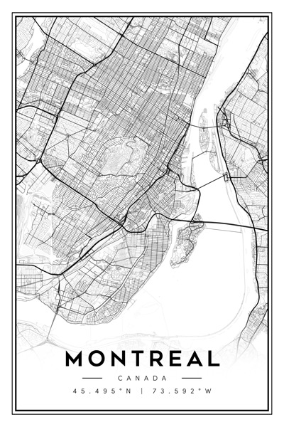Montreal portrait 2 3 Print