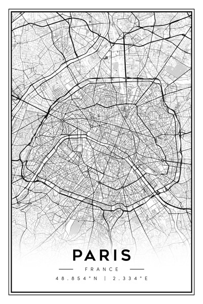 Paris portrait 2 3 Print