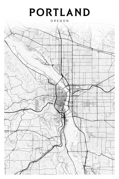 Portland portrait 2 3 Print