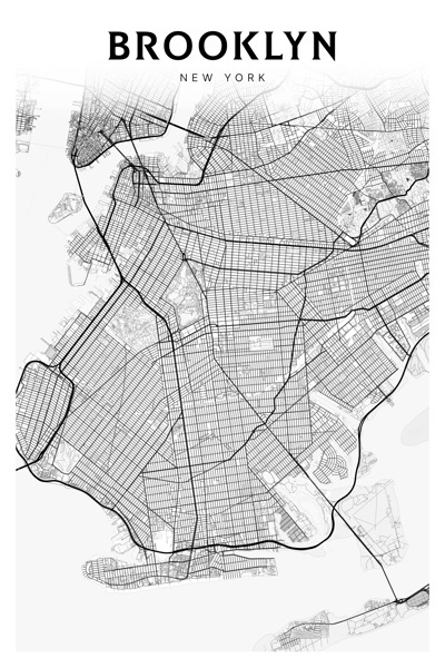 Brooklyn portrait 2 3 Print