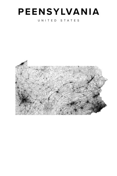 portrait 2 3 Peensylvania Print