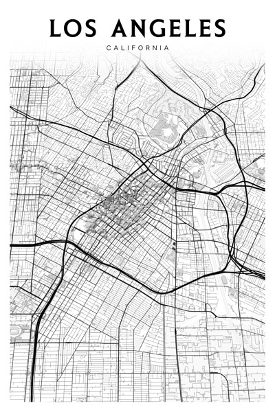 LosAngeles portrait 2 3 Print