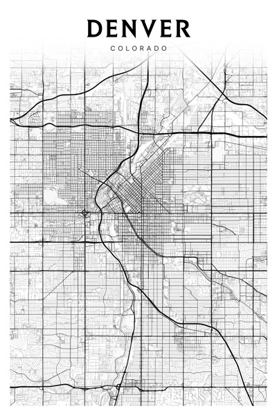 Denver portrait 2 3 Print