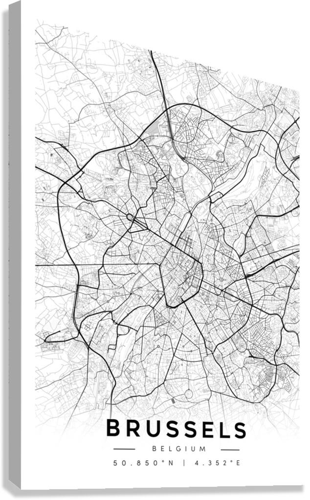 Brussels portrait A Series Canvas Print