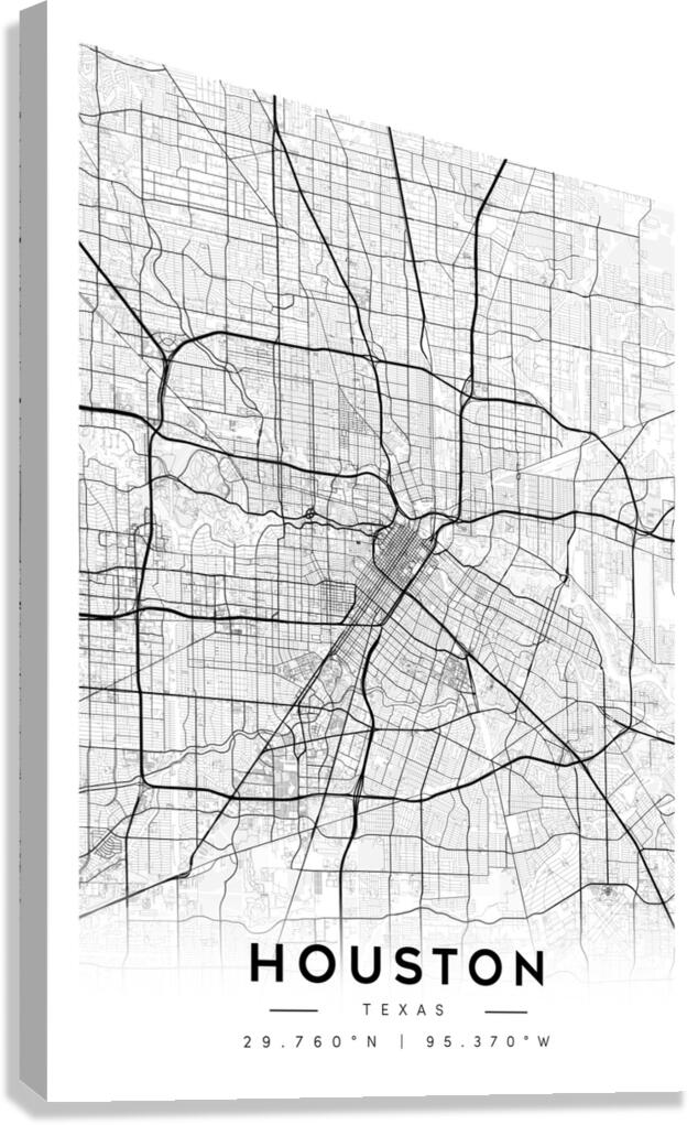 Houston portrait A Series Canvas Print