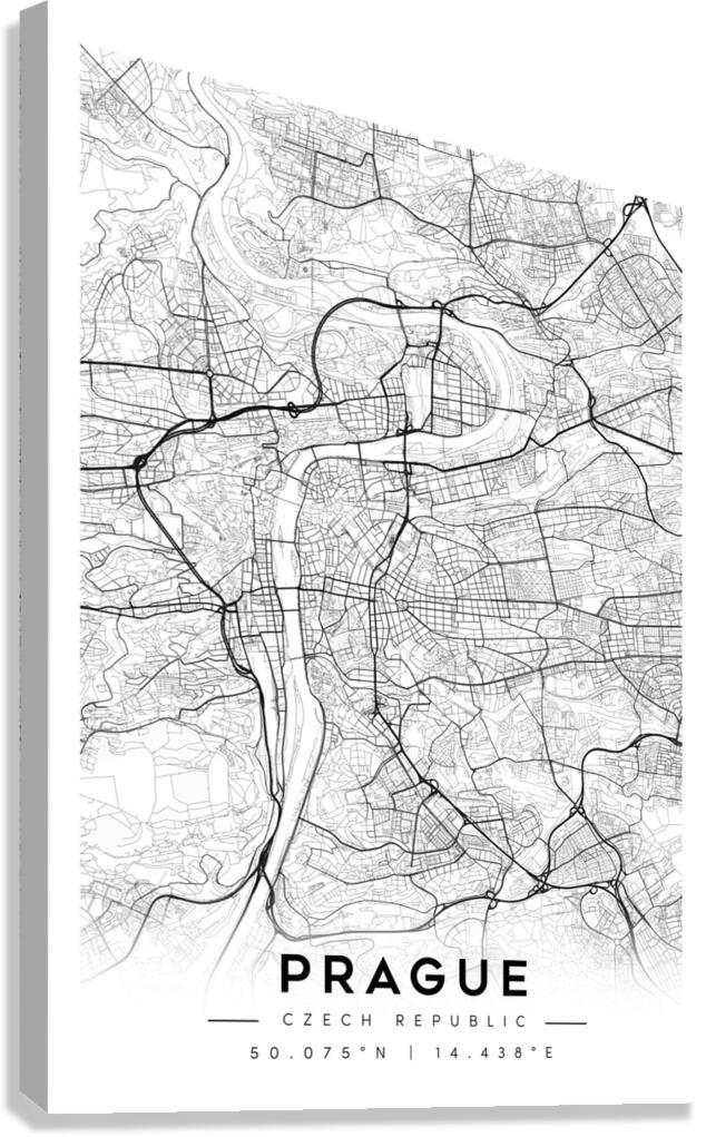 Prague portrait A Series Canvas Print