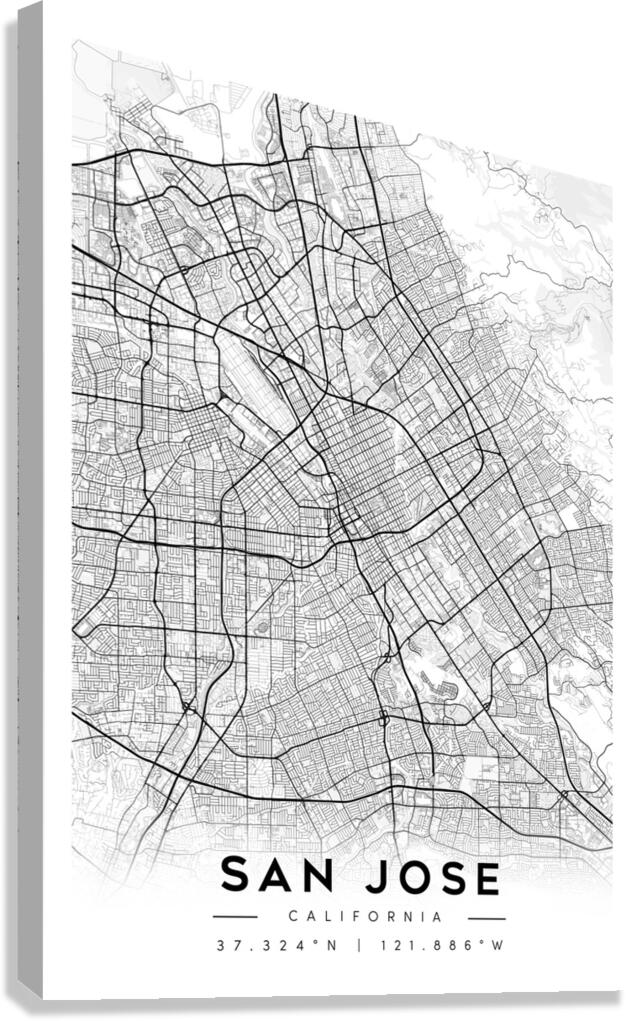 SanJose portrait A Series Canvas Print