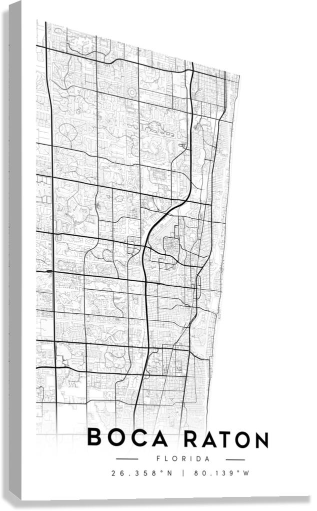 bocaraton portrait A Series Canvas Print