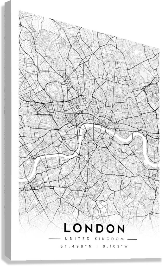 London portrait A Series Canvas Print