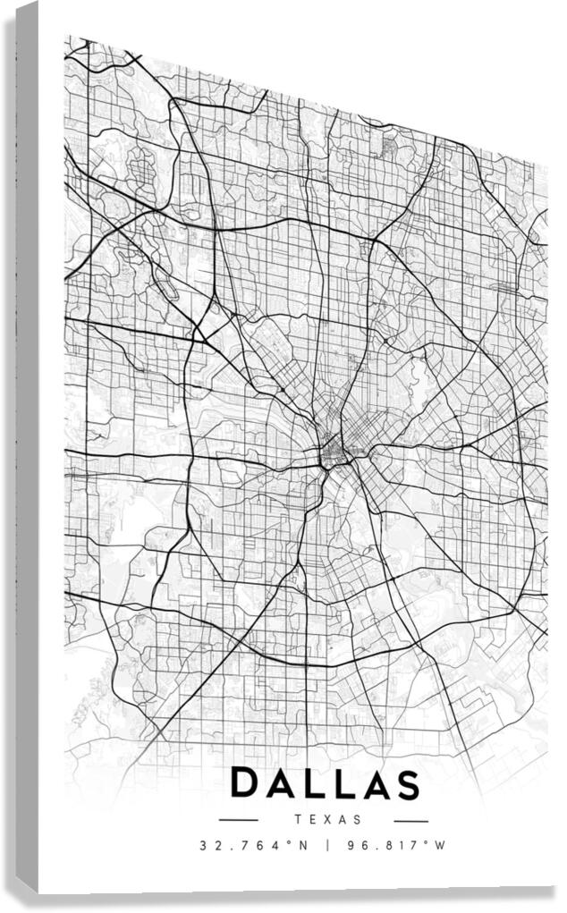 Dallas portrait A Series Canvas Print