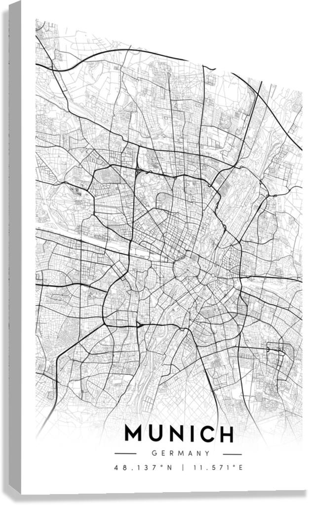 Munich portrait A Series Canvas Print