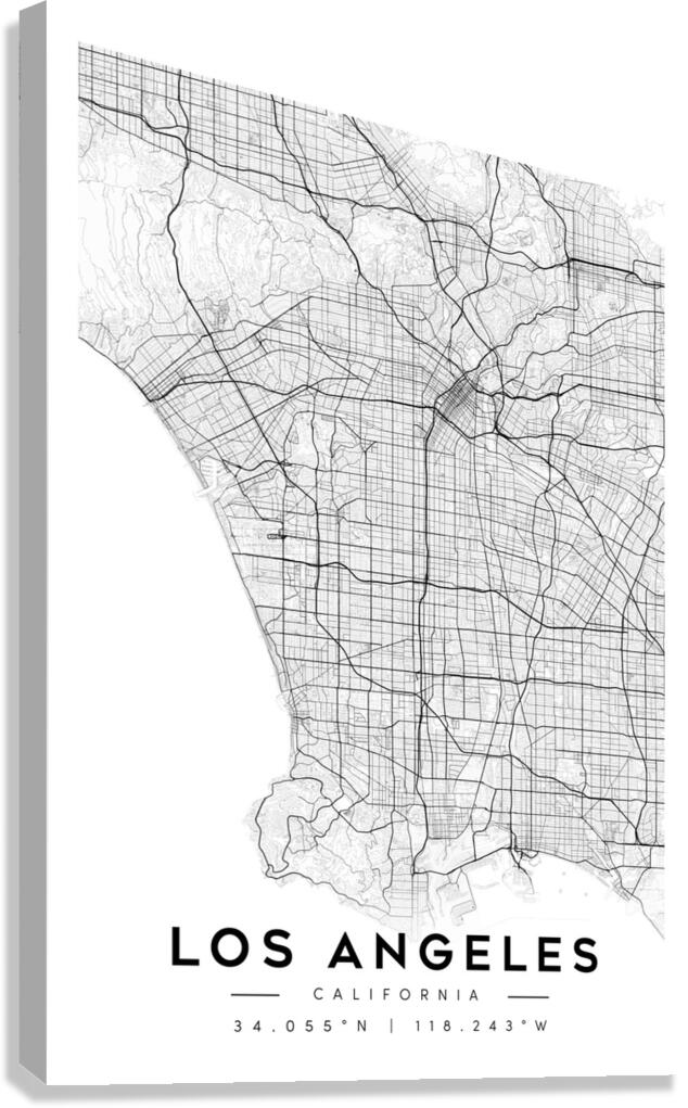 LosAngeles portrait A Series Canvas Print