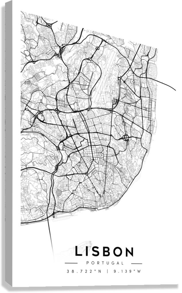 Lisbon portrait A Series Canvas Print