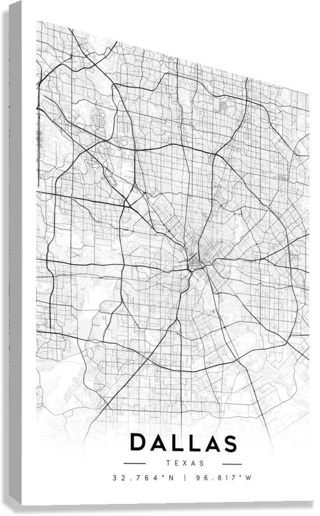Dallas portrait A Series Canvas Print
