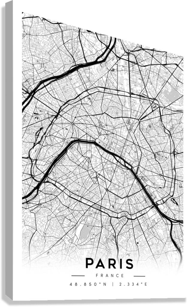 Paris portrait A Series Canvas Print