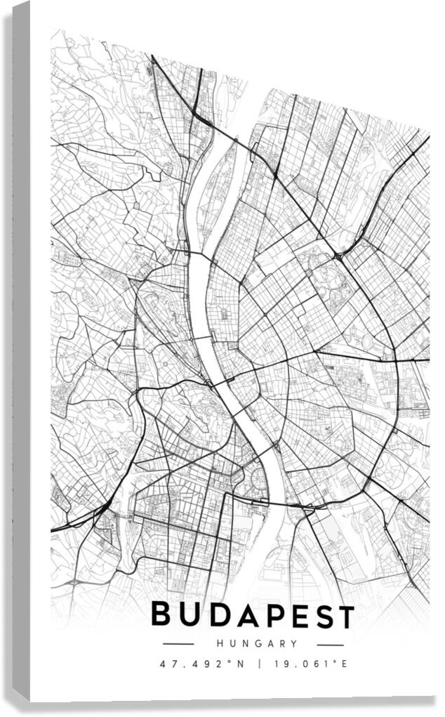 Budapest portrait A Series Canvas Print