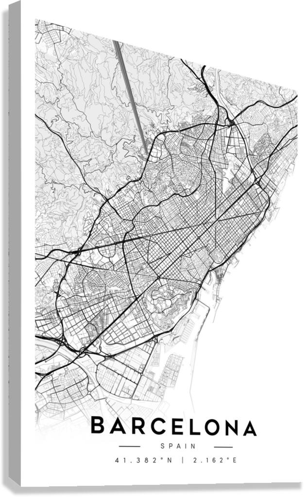 Barcelona portrait A Series Canvas Print