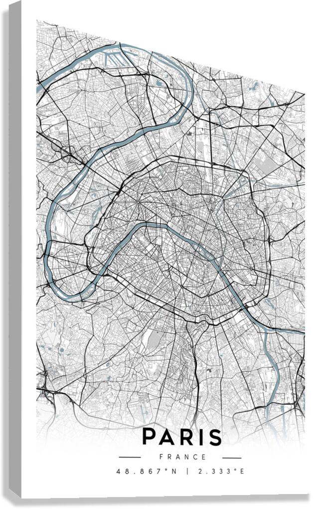 Paris portrait A Series Canvas Print