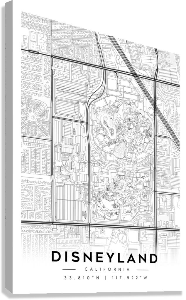 Disneyland portrait A Series Canvas Print