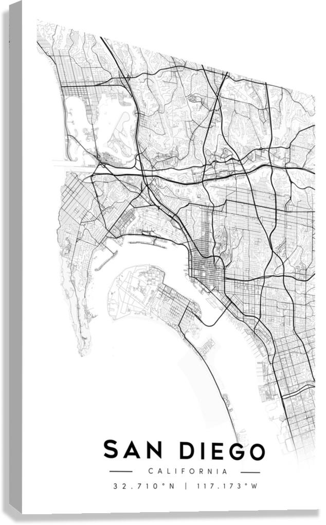 SanDiego portrait A Series Canvas Print