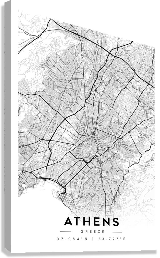 Athens portrait A Series Canvas Print