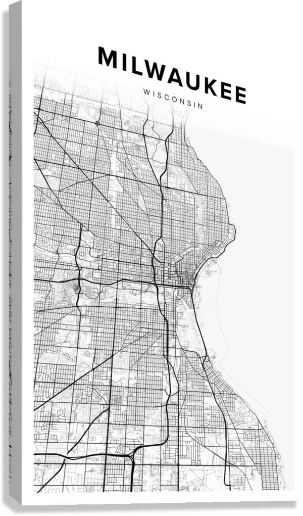 Milwaukee portrait 2 3 Canvas Print