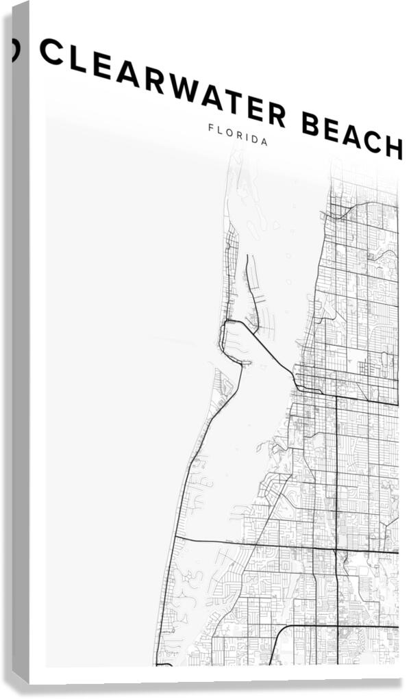 ClearwaterBeach portrait 2 3 Canvas Print