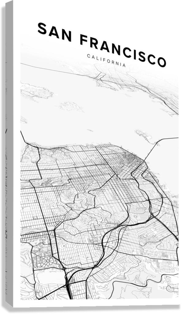 SanFrancisco portrait 2 3 Canvas Print