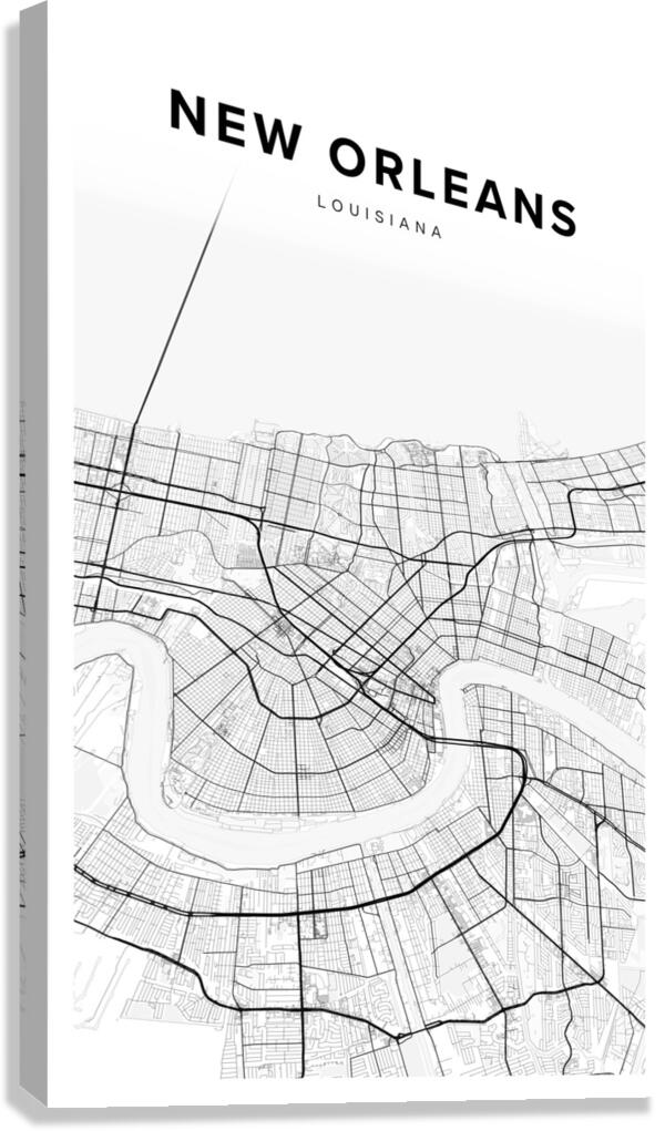 NewOrleans portrait 2 3 Canvas Print