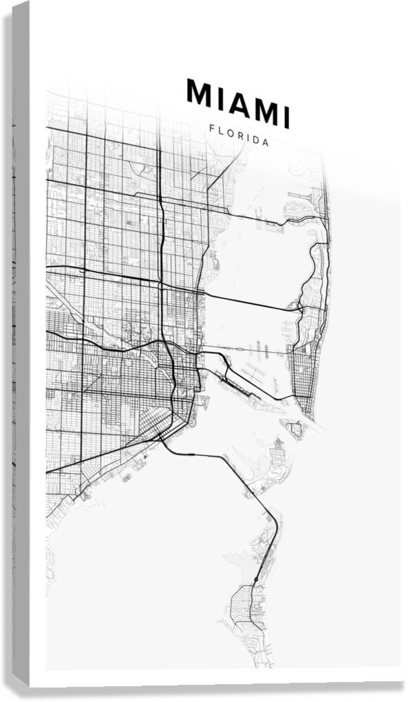 Miami portrait 2 3 Canvas Print