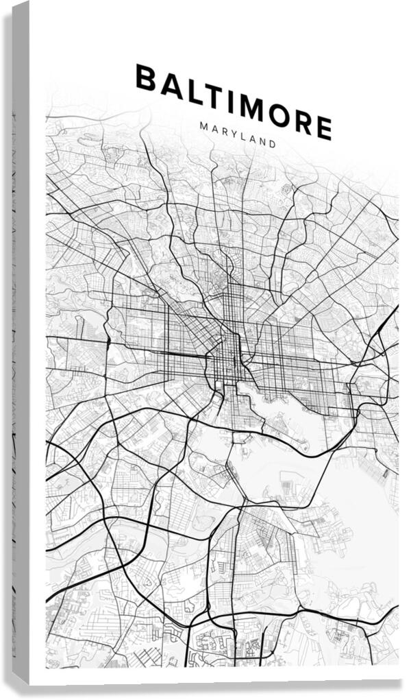Baltimore portrait 2 3 Canvas Print