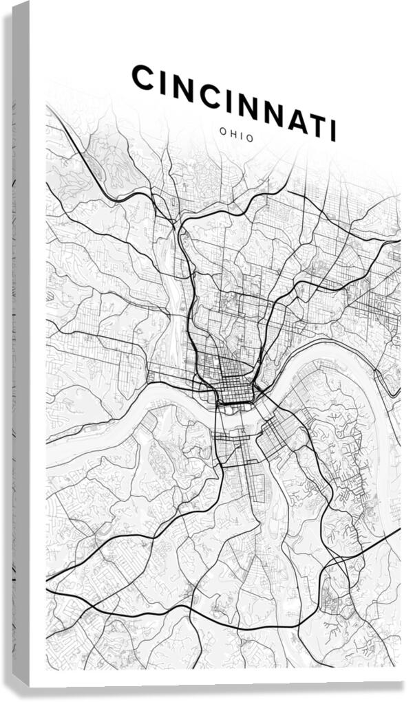 Cincinnati portrait 2 3 Canvas Print