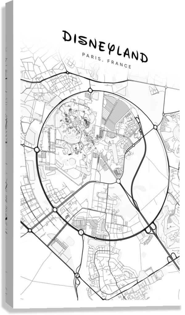 Disneyland portrait 2 3 Canvas Print