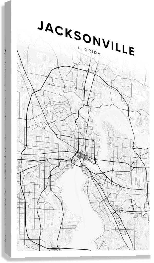 Jacksonville portrait 2 3 Canvas Print