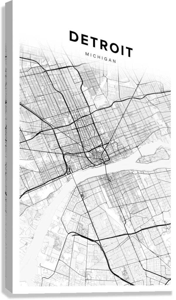 Detroit portrait 2 3 Canvas Print