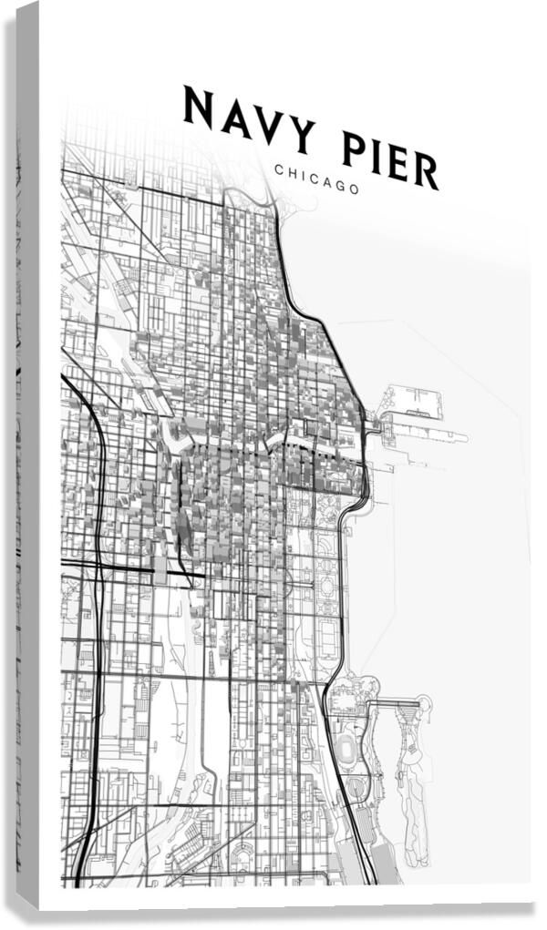 NavyPier portrait 2 3 Canvas Print